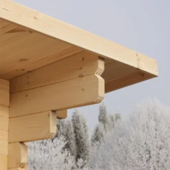 Forest Mendip 5.0m X 4.0m Log Cabin Double Glazed, 24kg Polyester Felt, Plus Underlay - Installation Included -Elise Bloom 12833121 1774833197745054