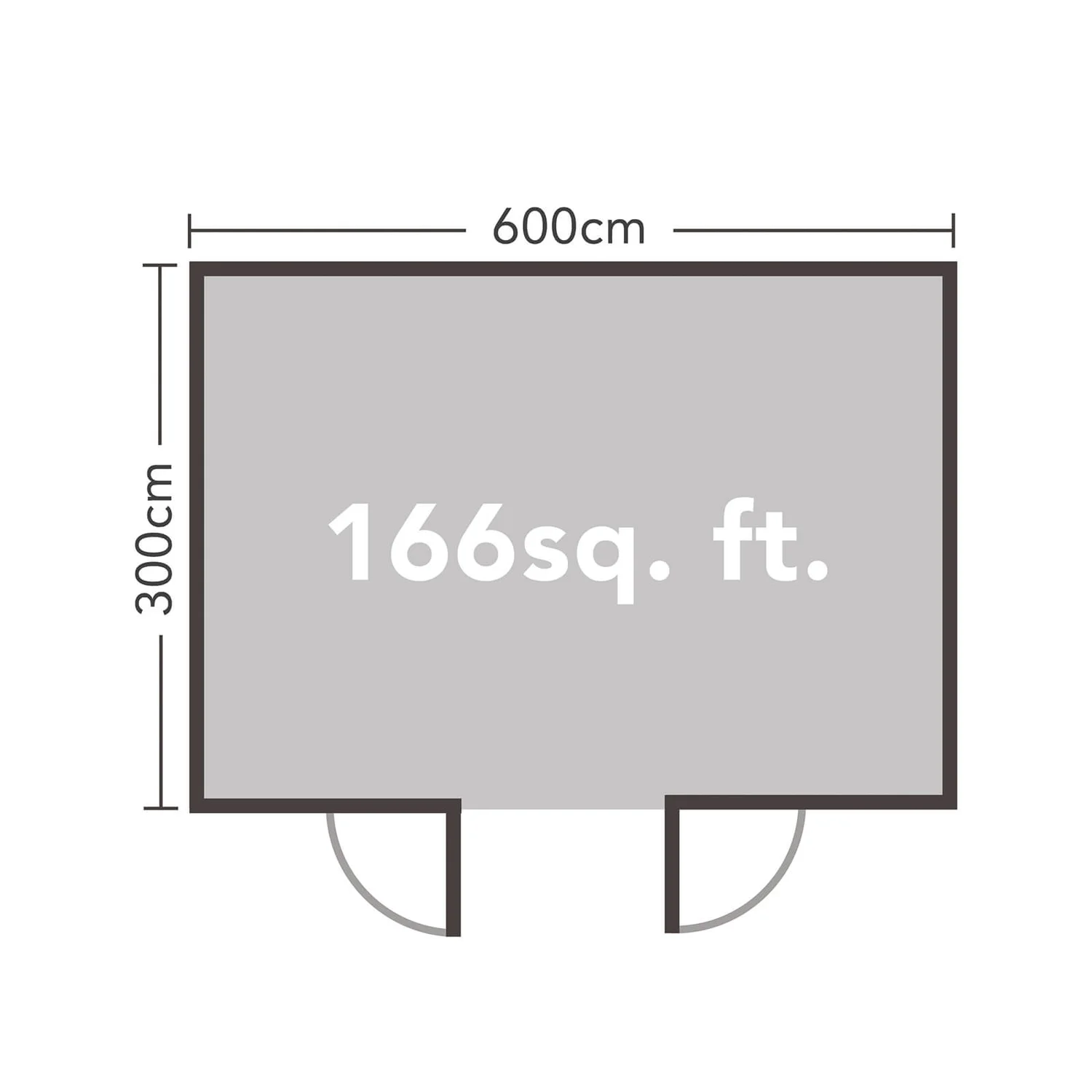 Forest Arley 6.0m X 3.0m Cabin Double Glazed 24kg Polyester Felt, Plus Underlay - Installation Included 8 Forest Arley 6.0m X 3.0m Cabin Double Glazed 24kg Polyester Felt, Plus Underlay - Installation Included - Image 6