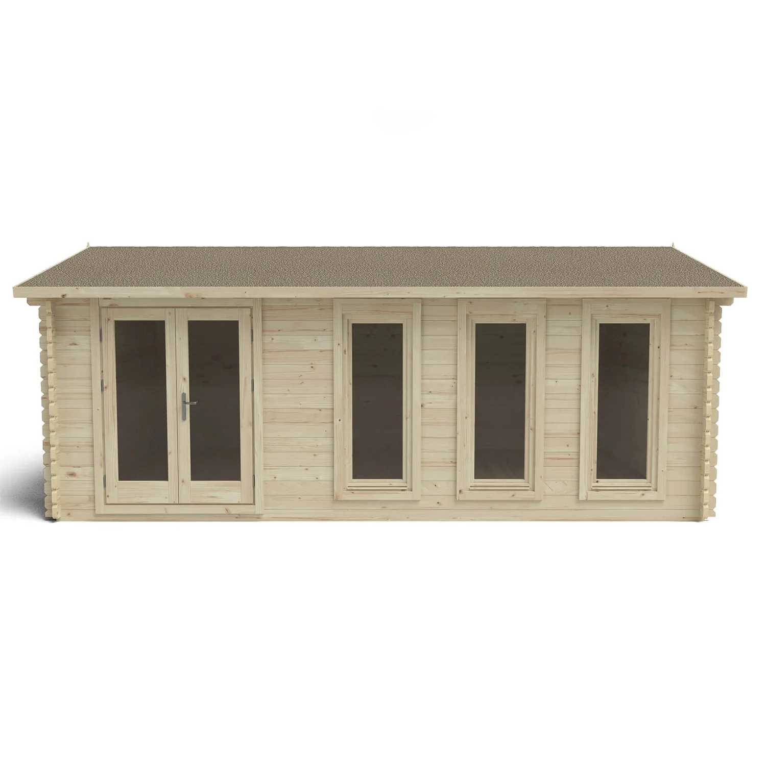 Forest Blakedown 6.0m X 4.0m Log Cabin Double Glazed 24kg Polyester Felt, Plus Underlay - Installation Included 6 Forest Blakedown 6.0m X 4.0m Log Cabin Double Glazed 24kg Polyester Felt, Plus Underlay - Installation Included - Image 4