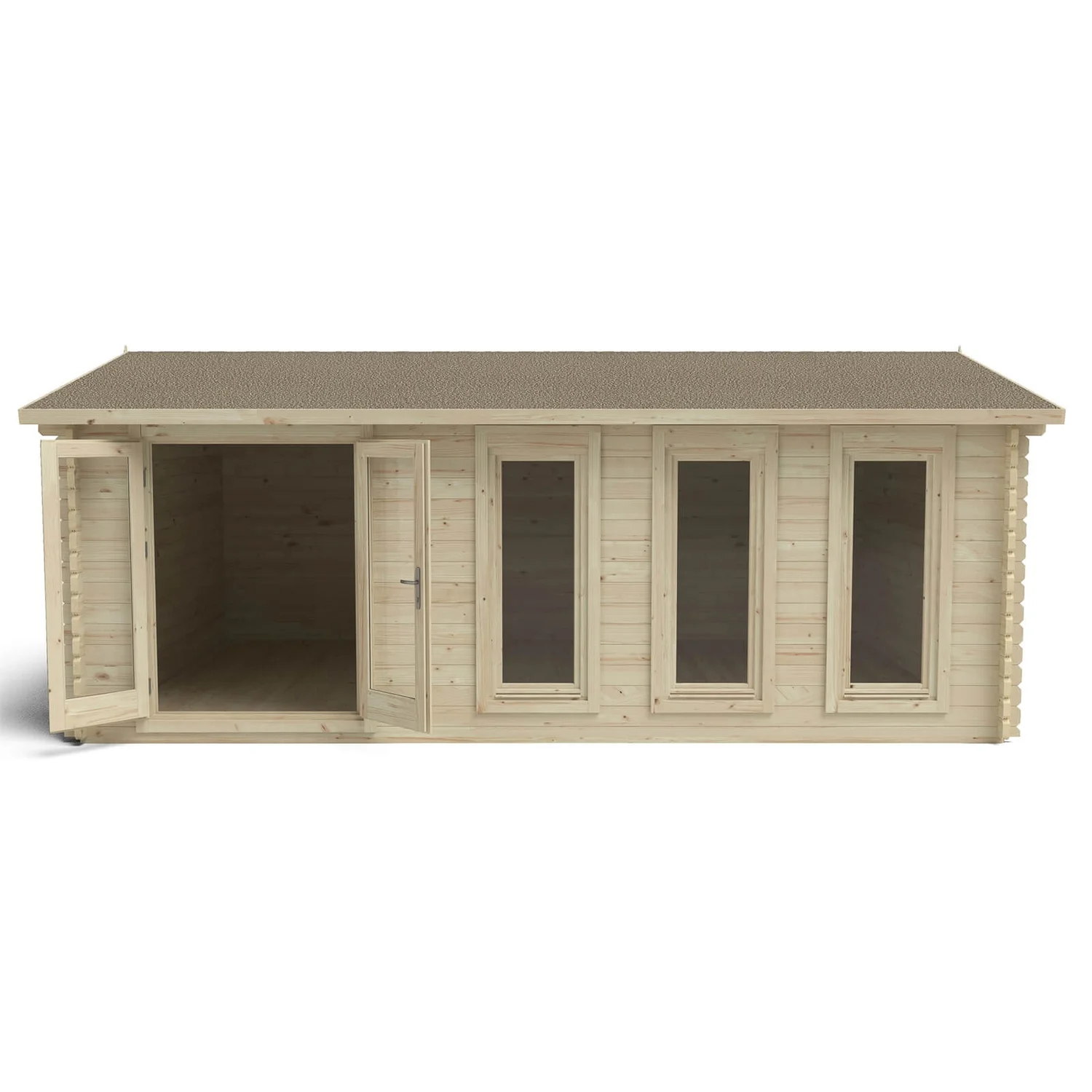 Forest Blakedown 6.0m X 4.0m Log Cabin Double Glazed 34kg Polyester Felt, Plus Underlay - Installation Included 5 Forest Blakedown 6.0m X 4.0m Log Cabin Double Glazed 34kg Polyester Felt, Plus Underlay - Installation Included - Image 3
