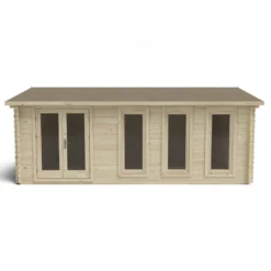 Forest Blakedown 6.0m X 4.0m Log Cabin Double Glazed 34kg Polyester Felt, Plus Underlay - Installation Included 11 Forest Blakedown 6.0m X 4.0m Log Cabin Double Glazed 34kg Polyester Felt, Plus Underlay - Installation Included -Elise Bloom 12833150 2084833199428828