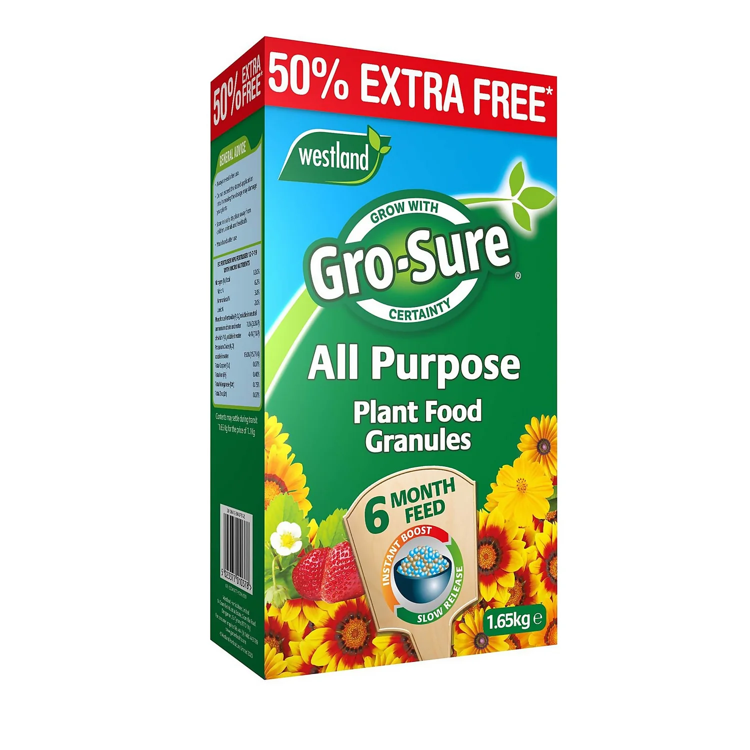 Gro-Sure 6 Month Slow Release Plant Food 1.1kg 3 Gro-Sure 6 Month Slow Release Plant Food 1.1kg