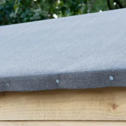 Forest 6 X 4ft Overlap Pressure Treated Apex Shed- 4 Window -Elise Bloom 12833289 8004833201782010