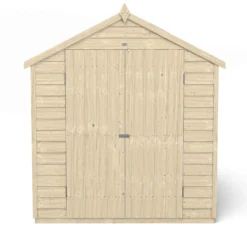 Forest 8 X 6ft Overlap Pressure Treated Apex Shed - Double Door No Windows 13 Forest 8 X 6ft Overlap Pressure Treated Apex Shed - Double Door No Windows -Elise Bloom 12833294 1034833197408001