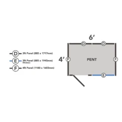 Forest 6 X 4ft Overlap Pressure Treated Pent Shed -incl. Installation 19 Forest 6 X 4ft Overlap Pressure Treated Pent Shed -incl. Installation -Elise Bloom 12833306 9574833202120746