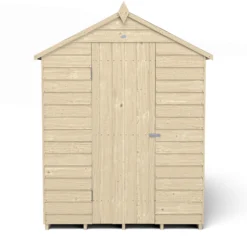 Forest 7 X 5ft Overlap Pressure Treated Apex Shed - No Window Incl. Installation -Elise Bloom 12833311 5894833205189389