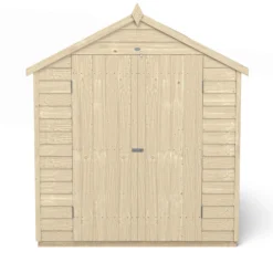 Forest 6 X 4ft Overlap Pressure Treated Apex Shed - Double Door 4 Windows - Incl. Installation 12 Forest 6 X 4ft Overlap Pressure Treated Apex Shed - Double Door 4 Windows - Incl. Installation -Elise Bloom 12833313 1814833202369677
