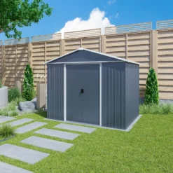 Yardmaster 10x8ft Metal Apex Shed -Elise Bloom 12834201 1675040005829804