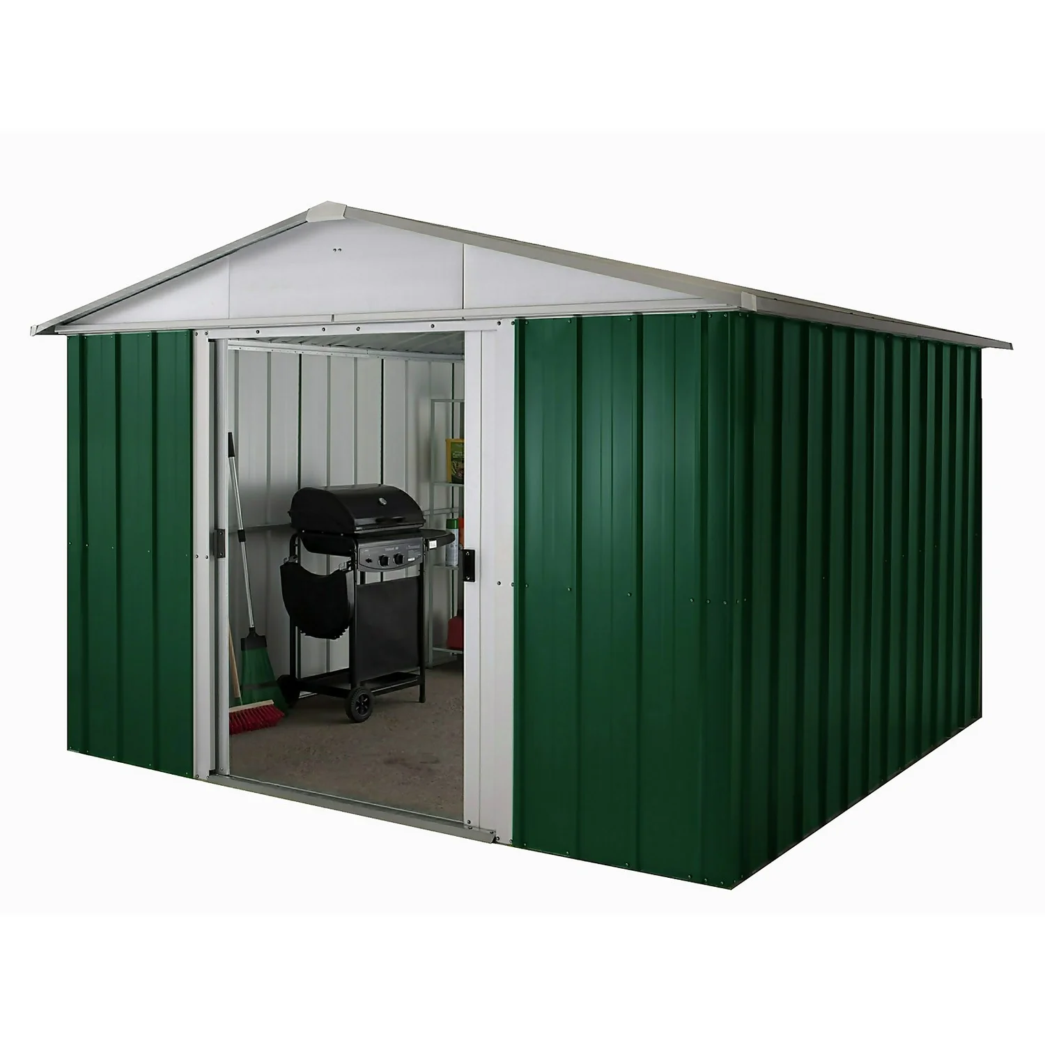Yardmaster 10x10ft Metal Apex Shed 3 Yardmaster 10x10ft Metal Apex Shed