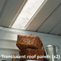 Yardmaster 10x6ft Shiplap Metal Shed -Elise Bloom 12834214 1345040005566281