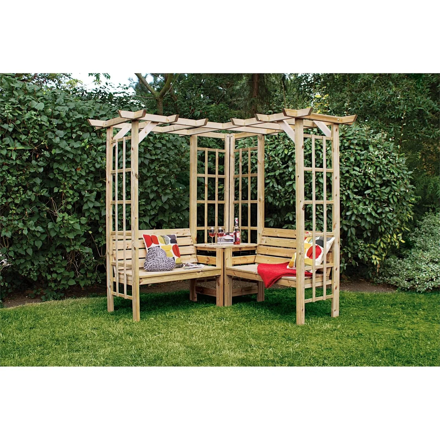 Anchor Fast Avondale Large Corner Arbour FSC 3 Anchor Fast Avondale Large Corner Arbour FSC