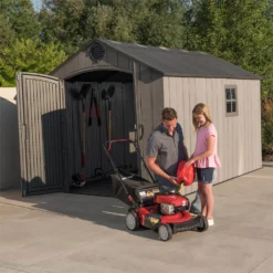 Lifetime 8x12.5 Ft Rough Cut Outdoor Storage Shed 14 Lifetime 8x12.5 Ft Rough Cut Outdoor Storage Shed -Elise Bloom 12836583 1254833208767663