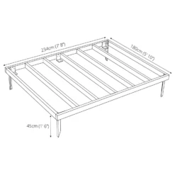 Mercia 8x6ft Pressure Treated Wooden Shed Base 13 Mercia 8x6ft Pressure Treated Wooden Shed Base -Elise Bloom 12837858 1134833175084929