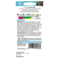 Mr. Fothergill's Pansy Swiss Giants Mixed (Viola X Wittrockina) Seeds -Elise Bloom 12839730 1974833226048494