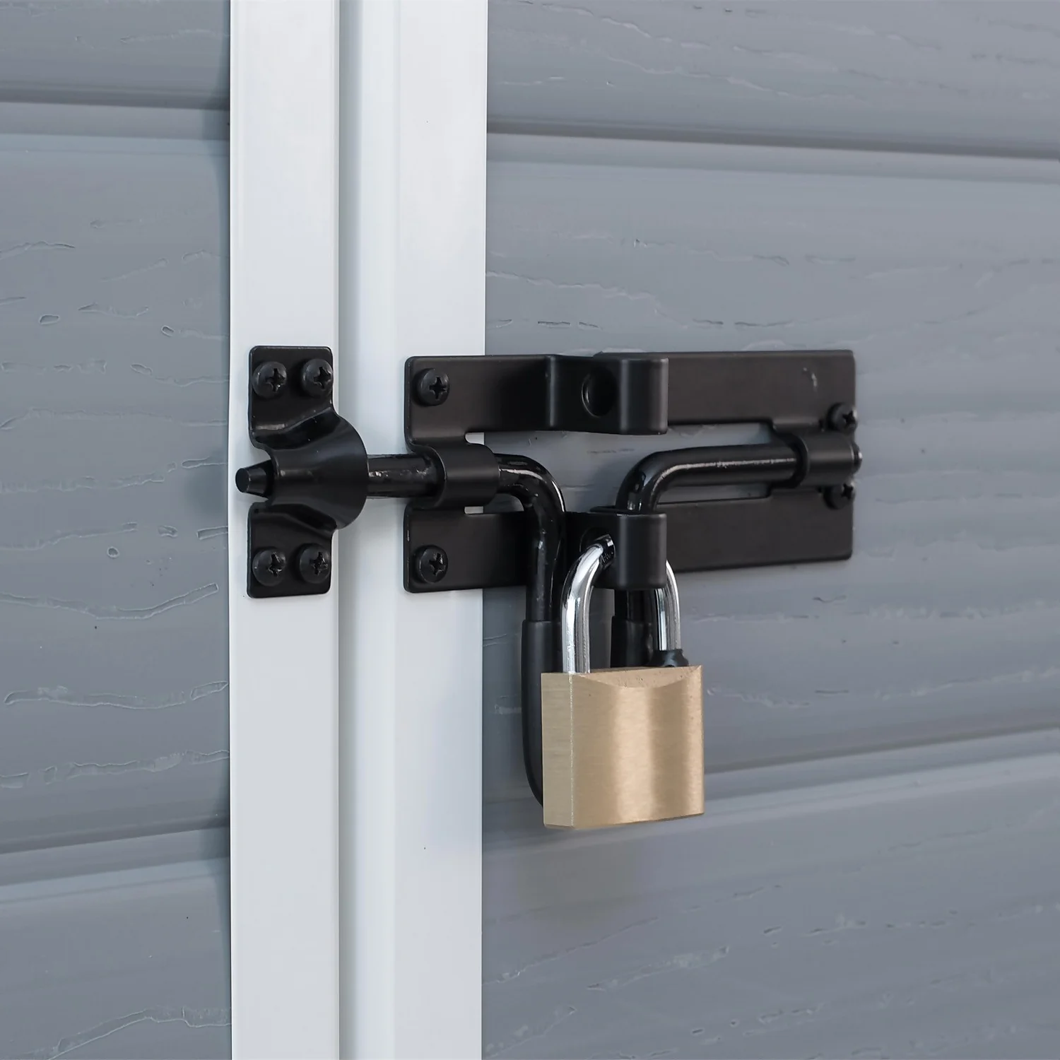 Keter Manor 6 X 8ft Outdoor Garden Apex Storage Shed - Grey 5 Keter Manor 6 X 8ft Outdoor Garden Apex Storage Shed - Grey - Image 3