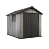 Keter Oakland 7.5 X 9ft Outdoor Garden Apex Storage Shed - Grey 1 Keter Oakland 7.5 X 9ft Outdoor Garden Apex Storage Shed - Grey -Elise Bloom 12840578 2745036179491999