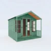 Country Living Tuxford 8 X 8ft Premium Traditional Summerhouse Painted + Installation - Aurora Green 1 Country Living Tuxford 8 X 8ft Premium Traditional Summerhouse Painted + Installation - Aurora Green -Elise Bloom 12876022 1985040028197549