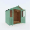 Country Living Flintham 7 X 5ft Traditional Summerhouse Painted + Installation - Aurora Green