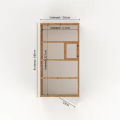 Country Living Langford 8 X 4ft Traditional Lean Too Greenhouse Painted + Installation - Aurora Green 13 Country Living Langford 8 X 4ft Traditional Lean Too Greenhouse Painted + Installation - Aurora Green -Elise Bloom 12876025 1394843887371772