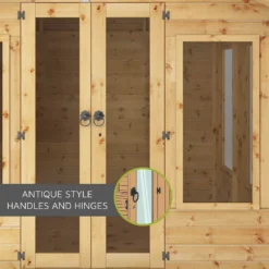 Country Living Tuxford 10 X 8ft Premium Traditional Summerhouse Painted + Installation - Thorpe Towers -Elise Bloom 12877398 9075040028519932