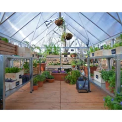 Palram Canopia Hybrid 6 X 4ft Silver Greenhouse 8 Palram Canopia Hybrid 6 X 4ft Silver Greenhouse -Elise Bloom 12877508 4194861123937232