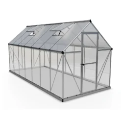 Palram Canopia Hybrid 6 X 14ft Silver Greenhouse