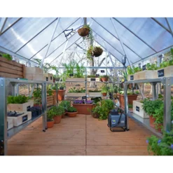 Palram Canopia Hybrid 6 X 14ft Silver Greenhouse 10 Palram Canopia Hybrid 6 X 14ft Silver Greenhouse -Elise Bloom 12877514 3624853167417365