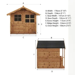 Country Living 5 X 5ft Wellow Playhouse Painted + Installation - Thorpe Towers -Elise Bloom 12881626 5215027554244829