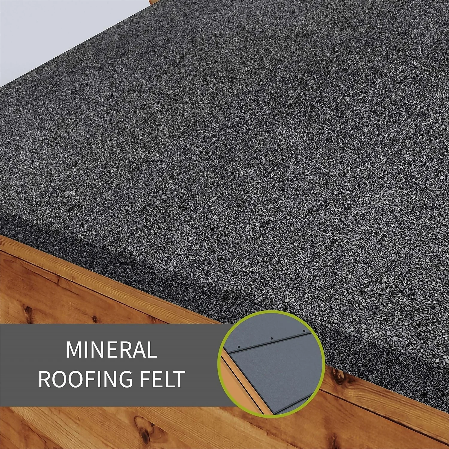 Country Living Ribble 7 X 7ft Premium Corner Summerhouse With Side Shed Painted + Installation - Aurora Green 7 Country Living Ribble 7 X 7ft Premium Corner Summerhouse With Side Shed Painted + Installation - Aurora Green - Image 5