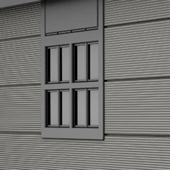 Keter Premier 7 X 7ft Outdoor Garden Apex Storage Shed - Grey 18 Keter Premier 7 X 7ft Outdoor Garden Apex Storage Shed - Grey -Elise Bloom 12882034 1555036180599140