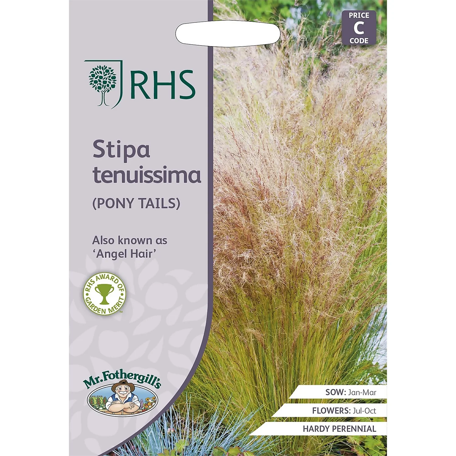 RHS Stipa Tenuimmia Pony Tails Seeds 3 RHS Stipa Tenuimmia Pony Tails Seeds
