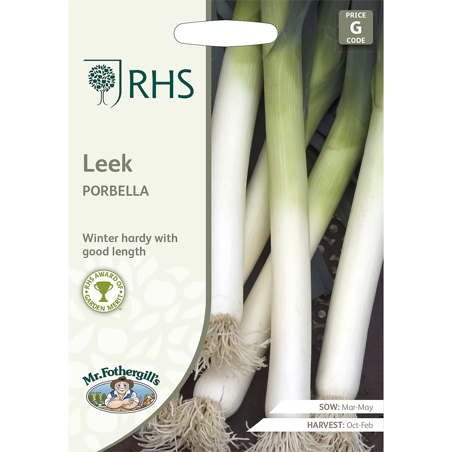 RHS Leek Porbella Seeds 3 RHS Leek Porbella Seeds