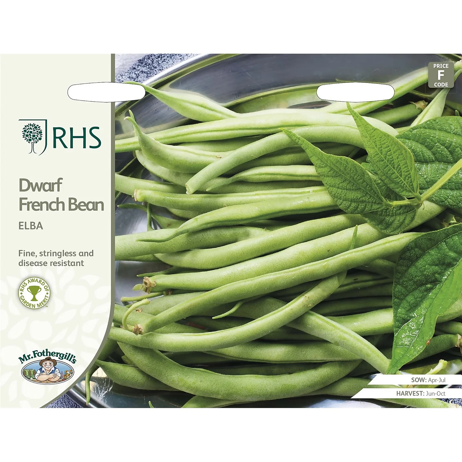 RHS French Bean Elba Seeds 3 RHS French Bean Elba Seeds