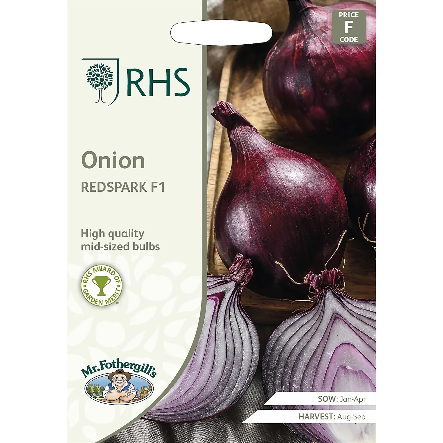 RHS Onion Redspark F1 Seeds 3 RHS Onion Redspark F1 Seeds