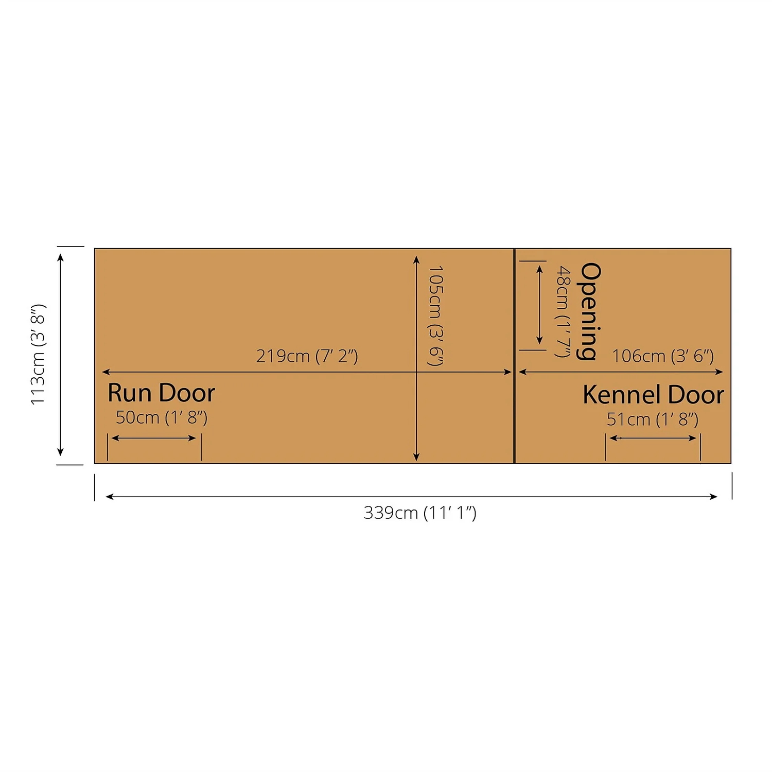 Mercia 12 X 4 Dog Kennel & Run 11 Mercia 12 X 4 Dog Kennel & Run - Image 9