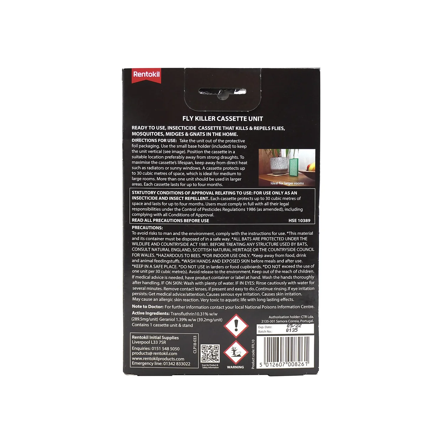 Rentokil Fly Killer Cassette Unit 5 Rentokil Fly Killer Cassette Unit - Image 3