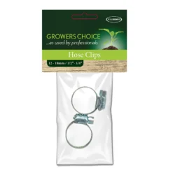 None 0.5in To 0.75in Hose Clips 12 18mm Pack2