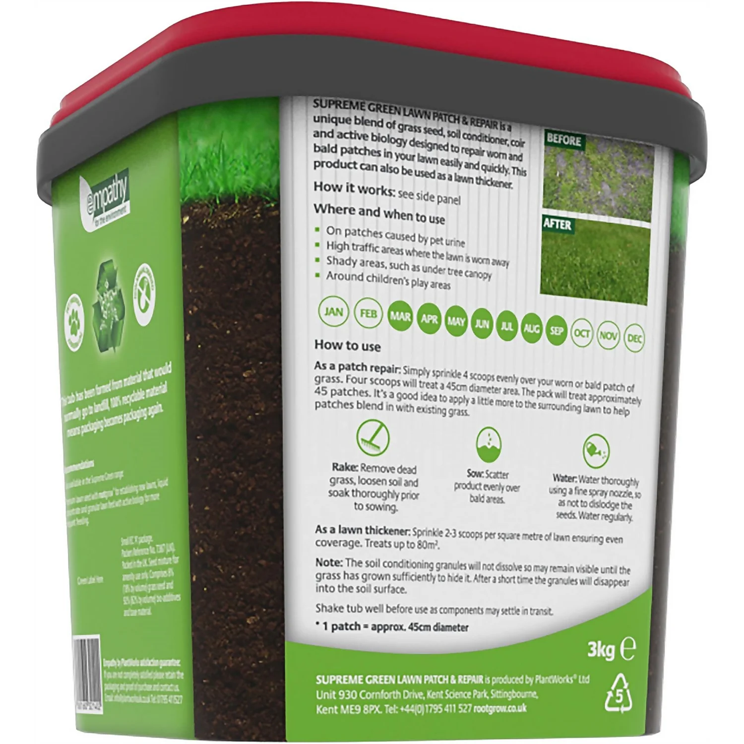 Supreme Green Mow And Patch - 45 Patches 4 Supreme Green Mow And Patch - 45 Patches - Image 2