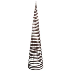 Smart Garden Faux Rattan Obelisk - Chestnut