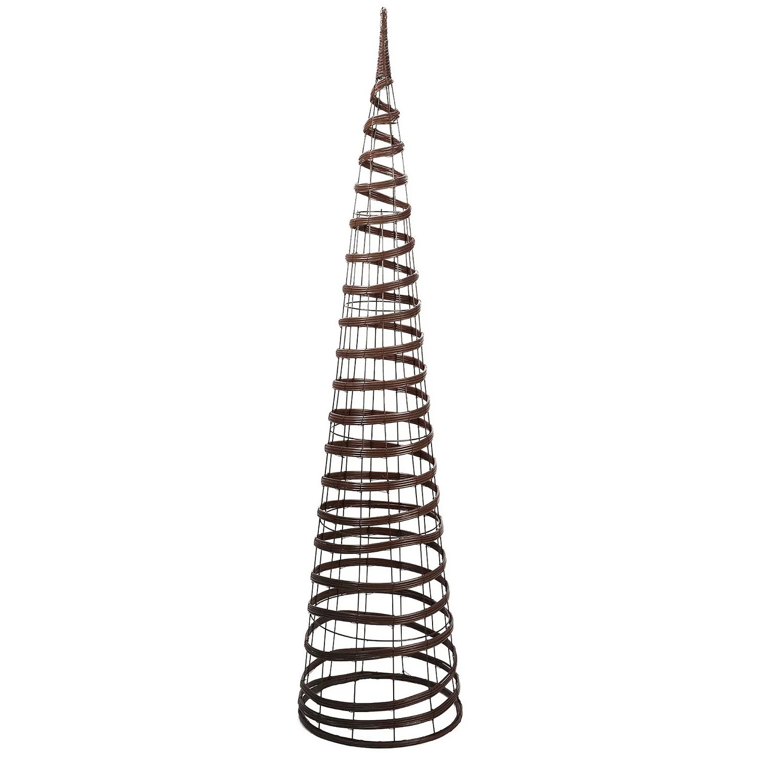 Smart Garden Faux Rattan Obelisk - Chestnut 3 Smart Garden Faux Rattan Obelisk - Chestnut
