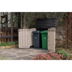 Keter Store It Out Midi Outdoor Garden Storage Shed 880L - Beige/Brown 14 Keter Store It Out Midi Outdoor Garden Storage Shed 880L - Beige/Brown -Elise Bloom 12885761 1654898752549113