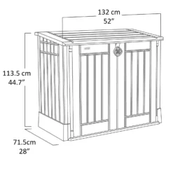 Keter Store It Out Midi Outdoor Garden Storage Shed 880L - Beige/Brown 20 Keter Store It Out Midi Outdoor Garden Storage Shed 880L - Beige/Brown -Elise Bloom 12885761 1744898752660647