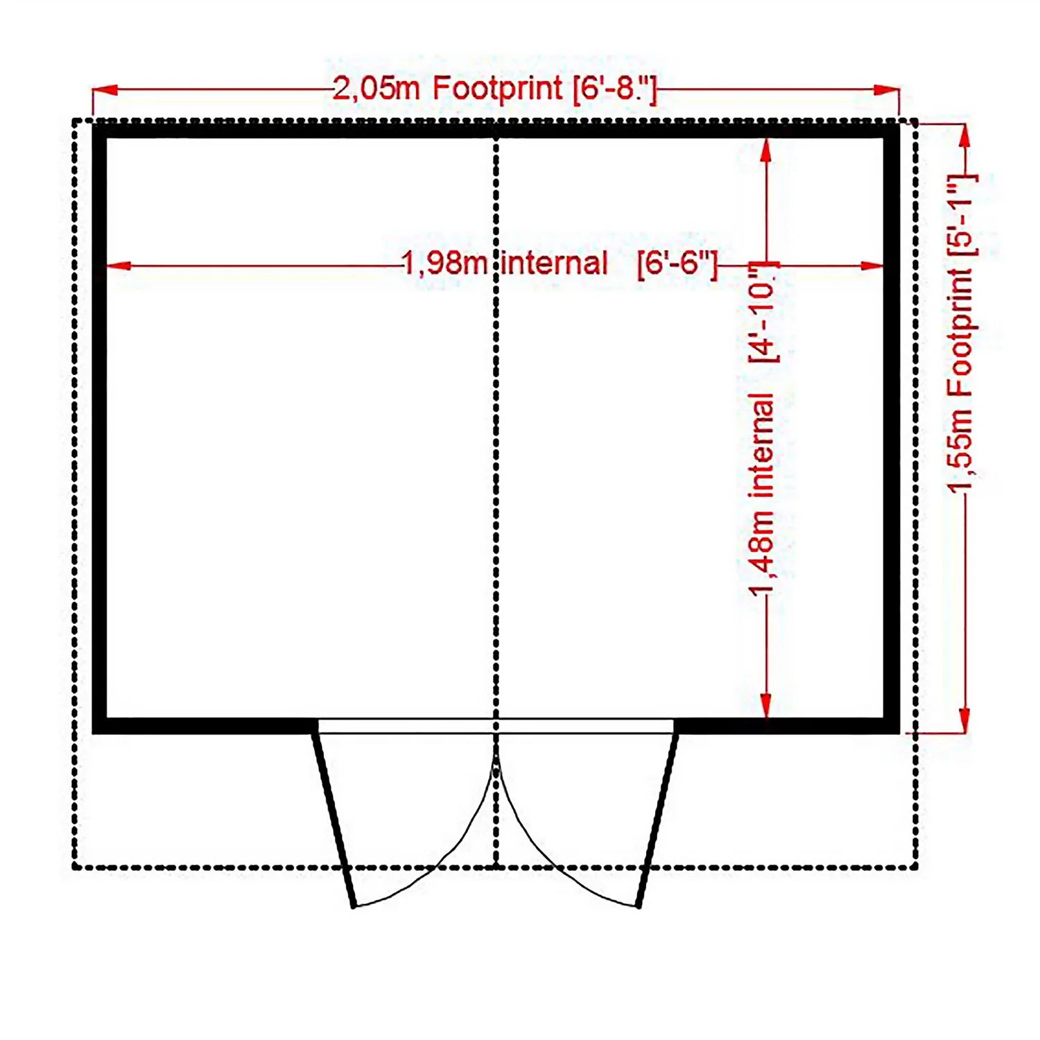 Shire Avance Summerhouse - 7x5ft 12 Shire Avance Summerhouse - 7x5ft - Image 10