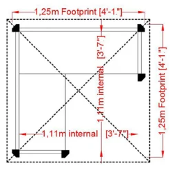 Shire Honeysuckle Corner Arbour - 4x4ft 13 Shire Honeysuckle Corner Arbour - 4x4ft -Elise Bloom 12887170 2754856509745751