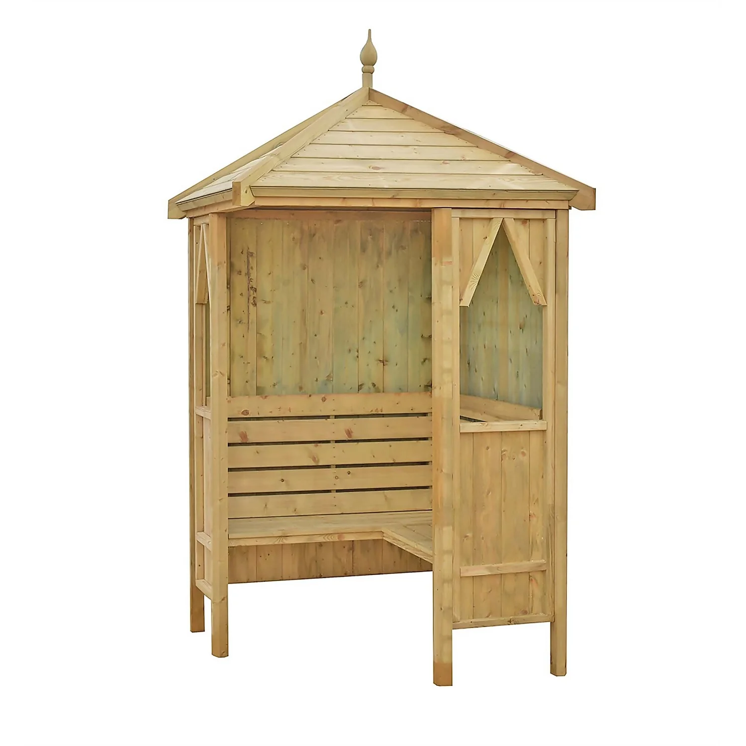 Shire Honeysuckle Corner Arbour - 4x4ft 4 Shire Honeysuckle Corner Arbour - 4x4ft - Image 2