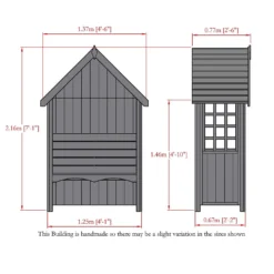 Shire Mimosa Arbour - 4x2ft 17 Shire Mimosa Arbour - 4x2ft -Elise Bloom 12887176 7884849861854342