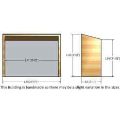 Shire Pent Shiplap Bike Store 6x3ft 10 Shire Pent Shiplap Bike Store 6x3ft -Elise Bloom 12887181 1604849862411178
