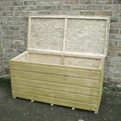 Shire Tongue & Groove Wooden Storage Box - 4x2ft 9 Shire Tongue & Groove Wooden Storage Box - 4x2ft -Elise Bloom 12887189 8334851576604755