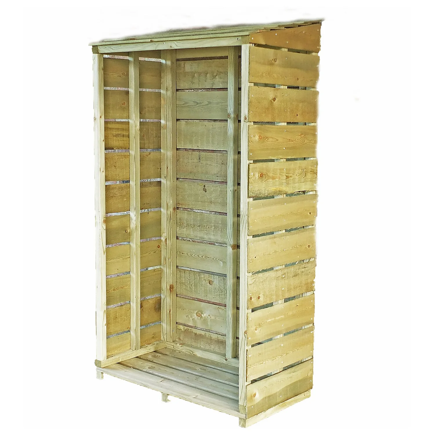 Shire Tall Wall Log Store - 3x1.5ft 3 Shire Tall Wall Log Store - 3x1.5ft
