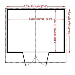Shire Avance Summerhouse (incl. Installation) - 7x5ft 21 Shire Avance Summerhouse (incl. Installation) - 7x5ft -Elise Bloom 12887380 1964849863478866